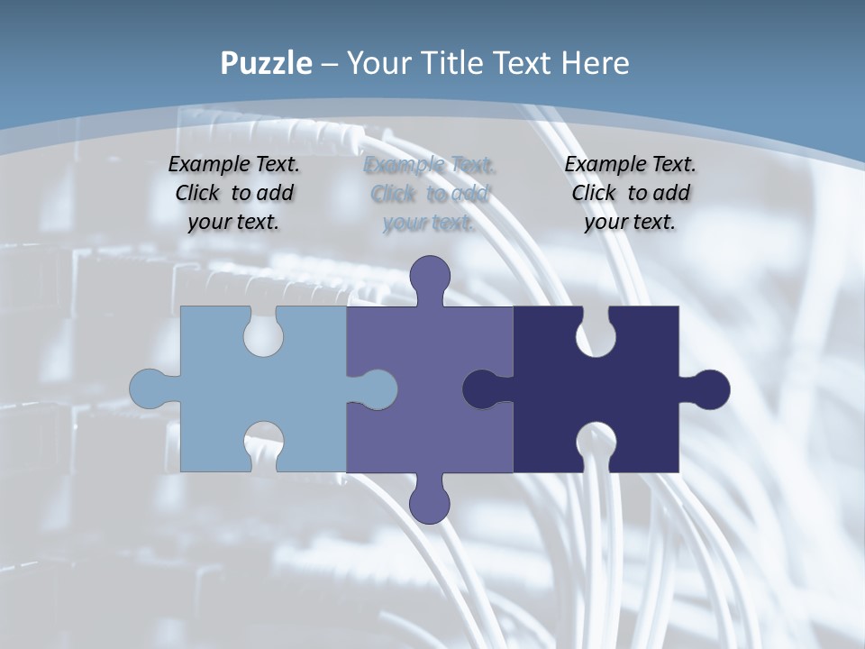 A Powerpoint Presentation With Wires And Wires PowerPoint Template