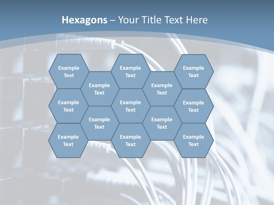 A Powerpoint Presentation With Wires And Wires PowerPoint Template