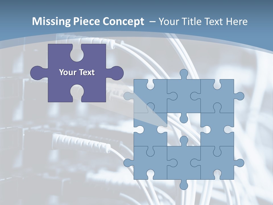 A Powerpoint Presentation With Wires And Wires PowerPoint Template