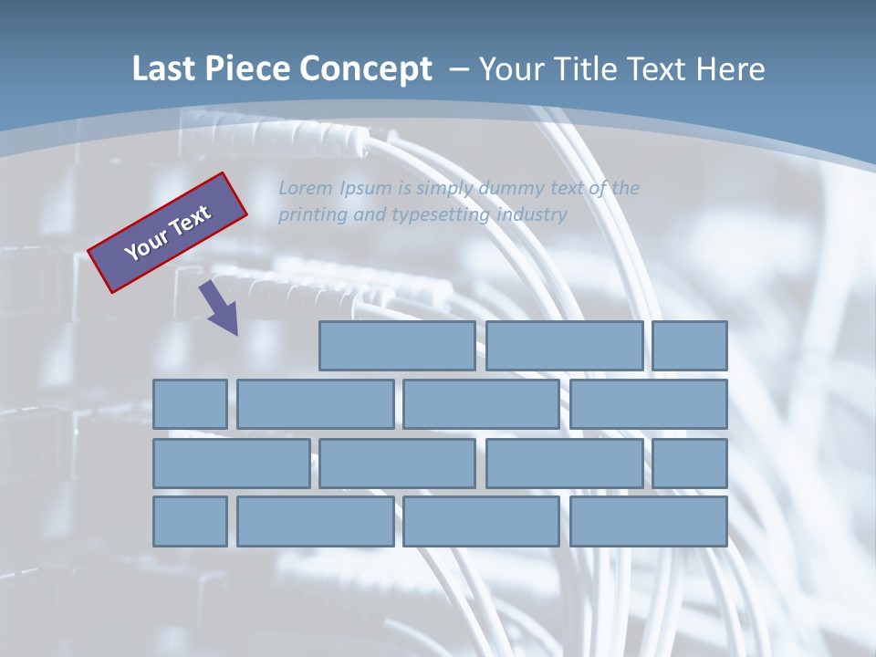 A Powerpoint Presentation With Wires And Wires PowerPoint Template