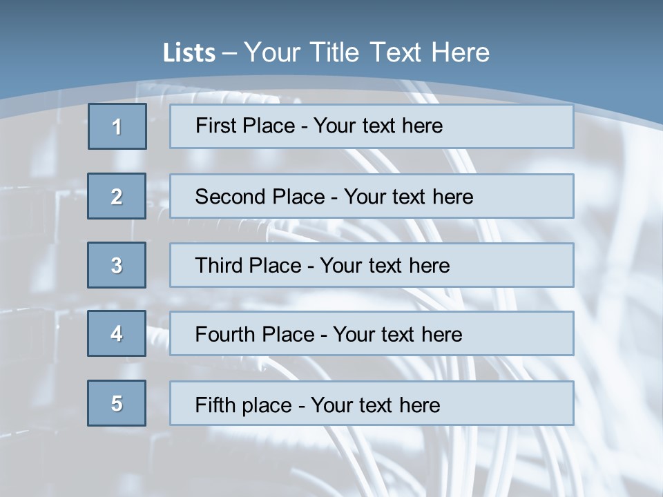 A Powerpoint Presentation With Wires And Wires PowerPoint Template