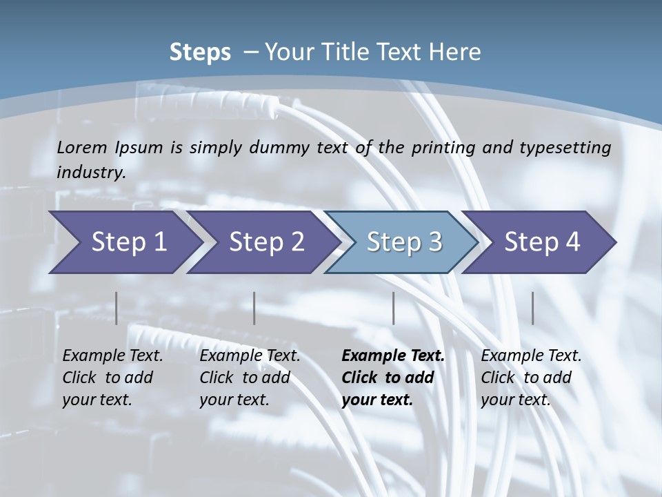 A Powerpoint Presentation With Wires And Wires PowerPoint Template