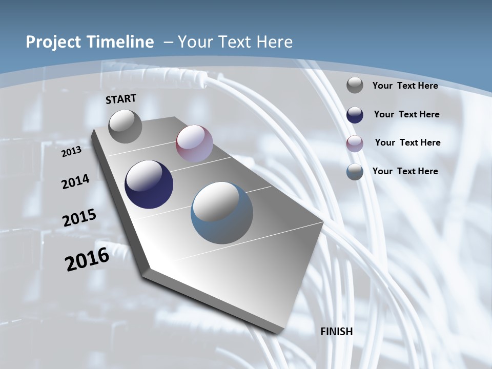 A Powerpoint Presentation With Wires And Wires PowerPoint Template