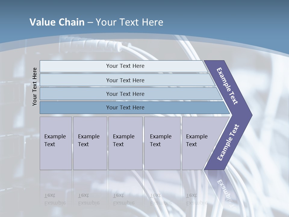 A Powerpoint Presentation With Wires And Wires PowerPoint Template