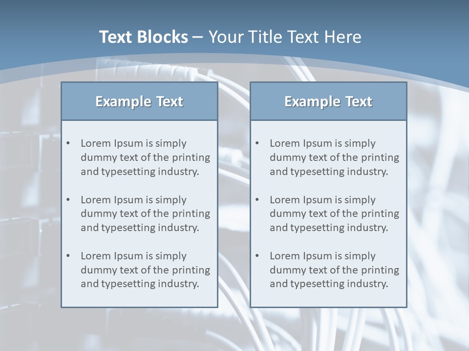 A Powerpoint Presentation With Wires And Wires PowerPoint Template