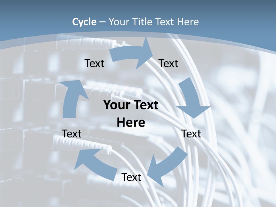 A Powerpoint Presentation With Wires And Wires PowerPoint Template