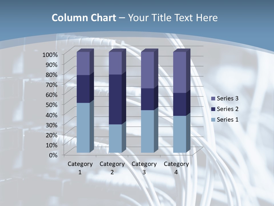 A Powerpoint Presentation With Wires And Wires PowerPoint Template