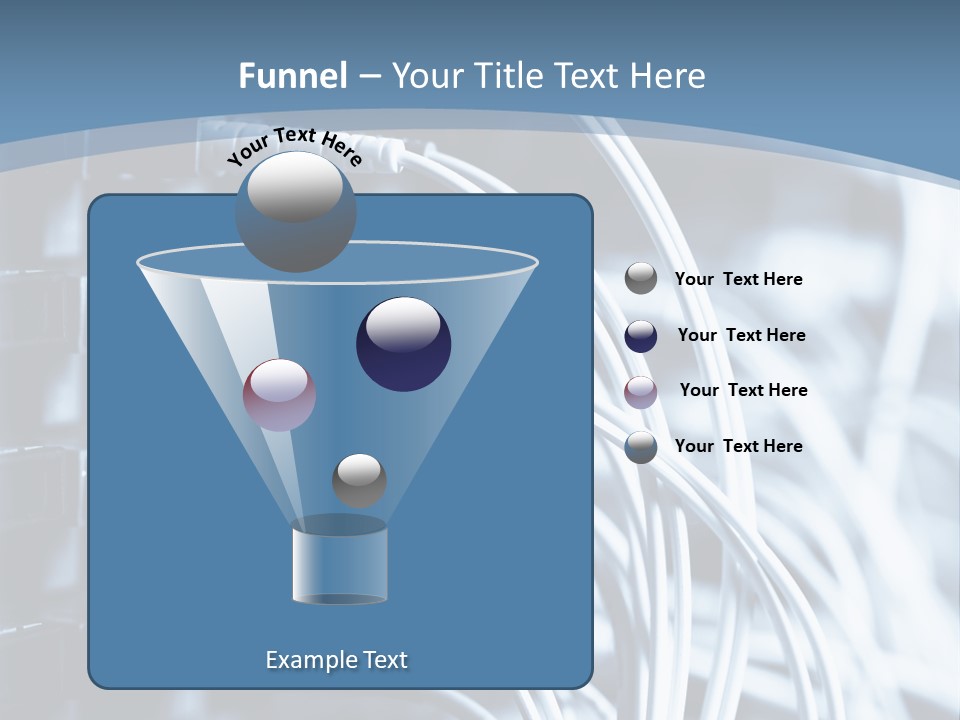 A Powerpoint Presentation With Wires And Wires PowerPoint Template