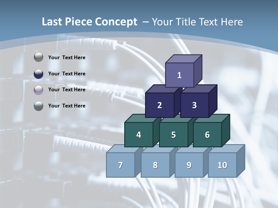 A Powerpoint Presentation With Wires And Wires PowerPoint Template