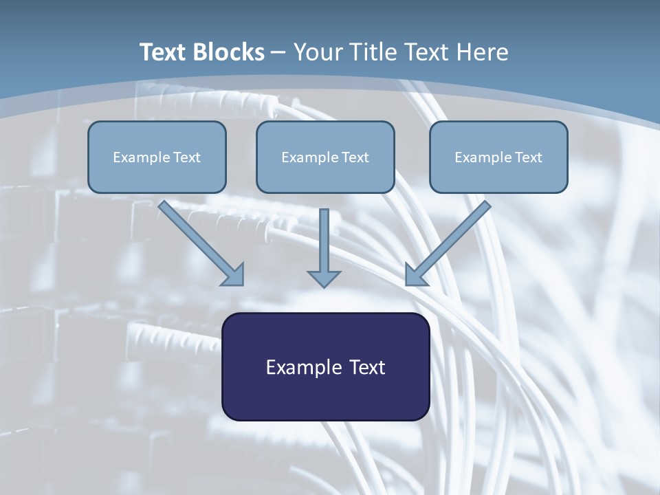 A Powerpoint Presentation With Wires And Wires PowerPoint Template