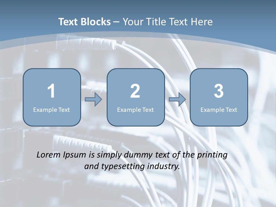 A Powerpoint Presentation With Wires And Wires PowerPoint Template