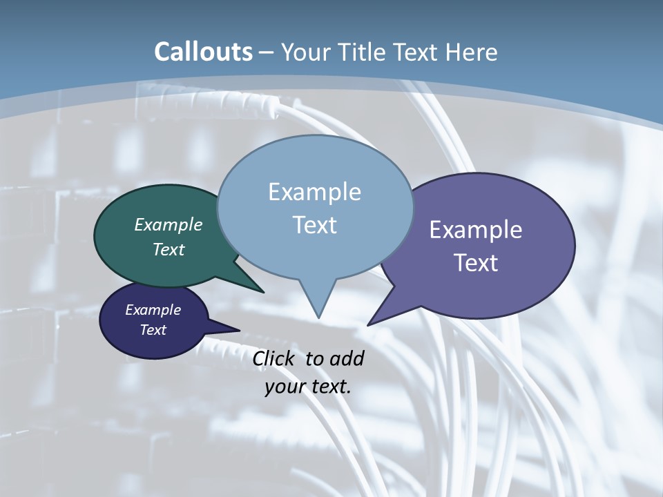 A Powerpoint Presentation With Wires And Wires PowerPoint Template
