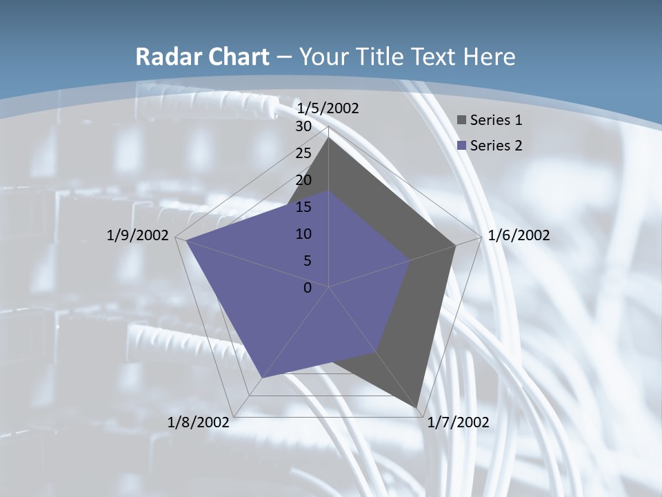 A Powerpoint Presentation With Wires And Wires PowerPoint Template