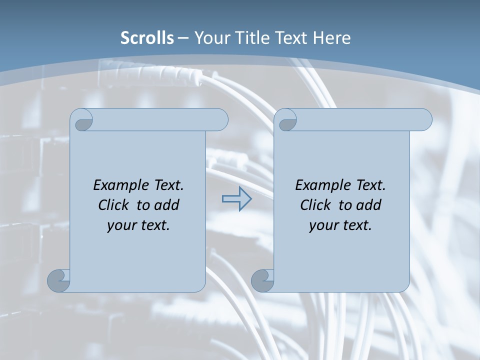 A Powerpoint Presentation With Wires And Wires PowerPoint Template