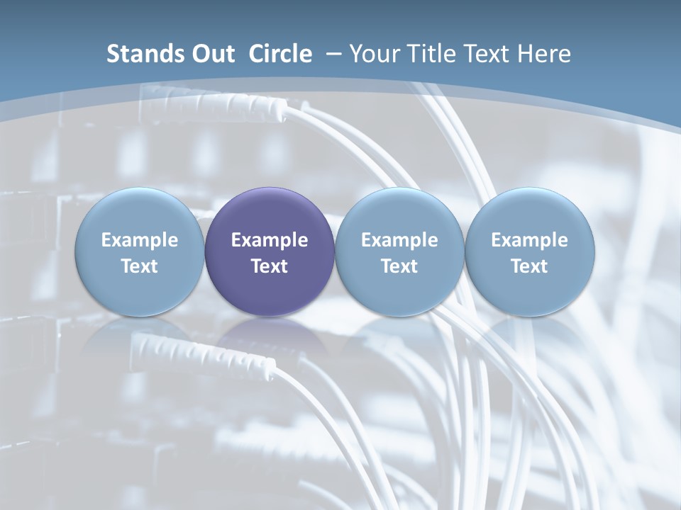 A Powerpoint Presentation With Wires And Wires PowerPoint Template