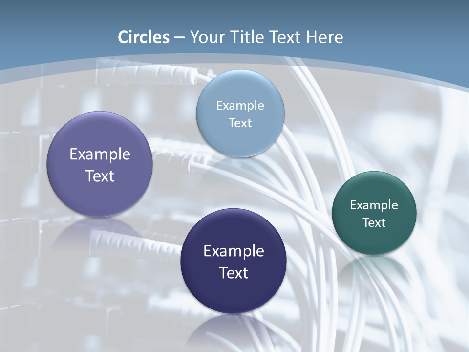 A Powerpoint Presentation With Wires And Wires PowerPoint Template