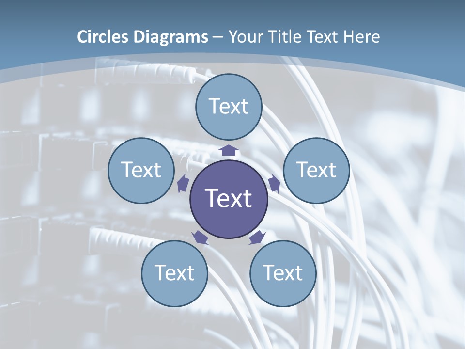 A Powerpoint Presentation With Wires And Wires PowerPoint Template