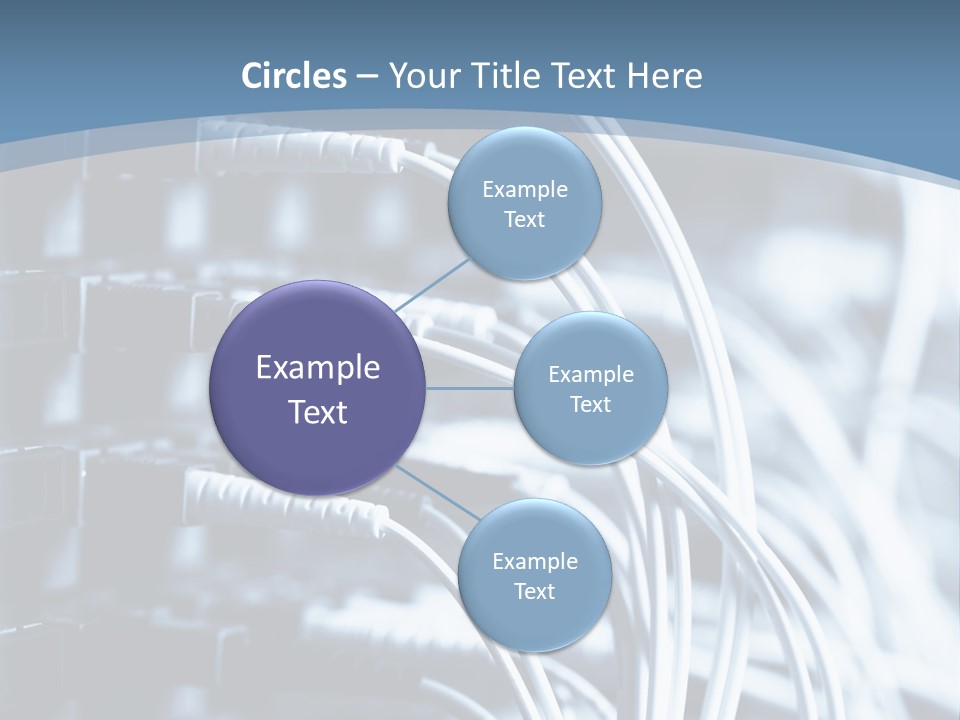A Powerpoint Presentation With Wires And Wires PowerPoint Template