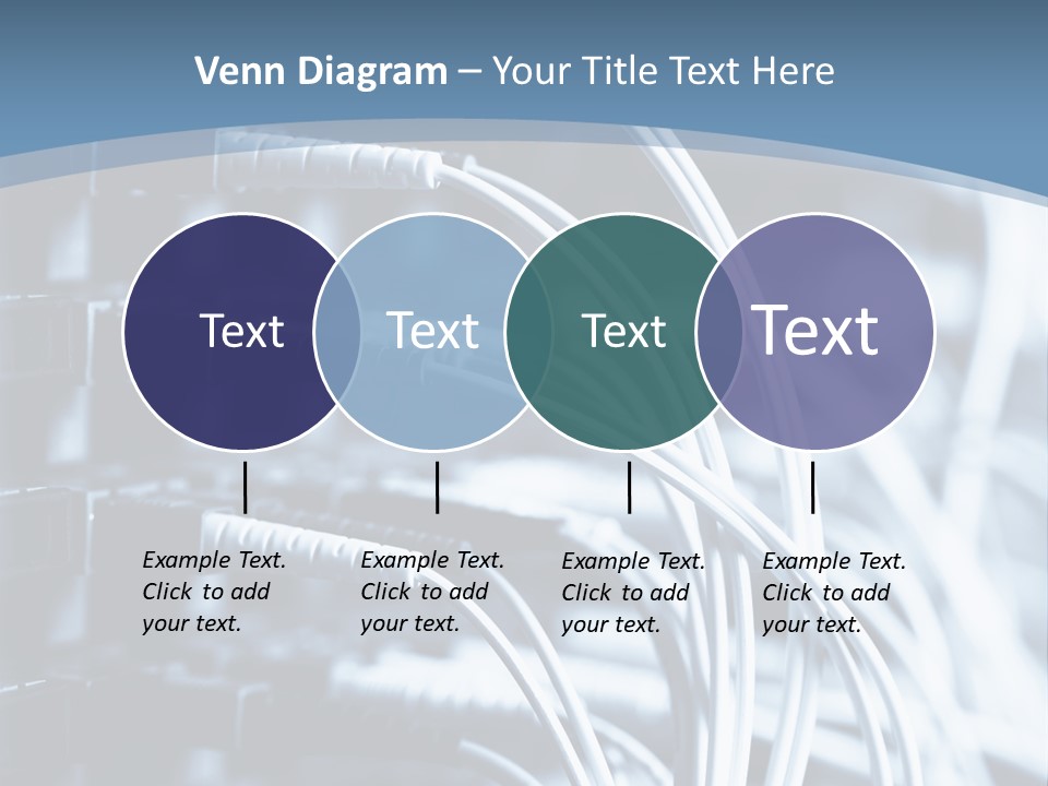 A Powerpoint Presentation With Wires And Wires PowerPoint Template