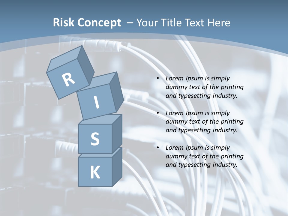A Powerpoint Presentation With Wires And Wires PowerPoint Template