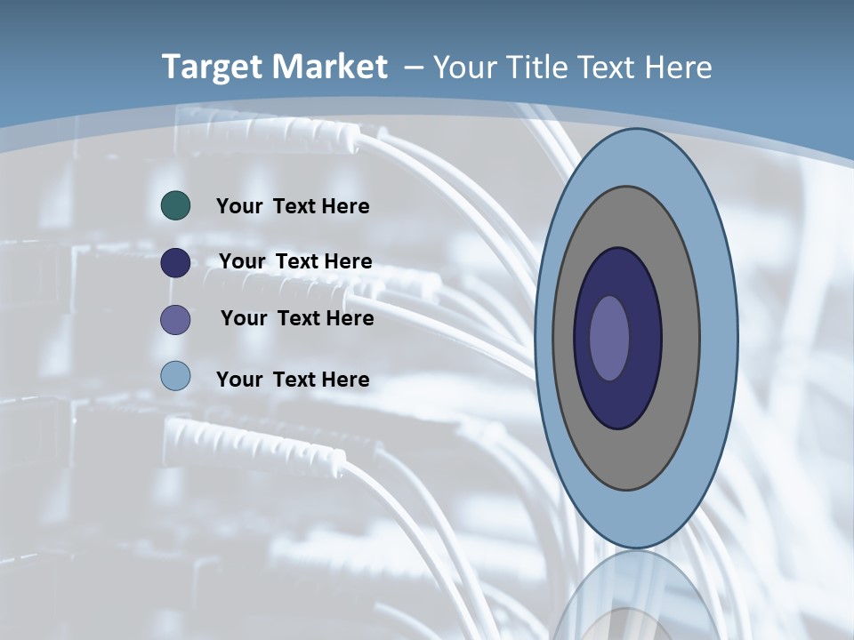 A Powerpoint Presentation With Wires And Wires PowerPoint Template