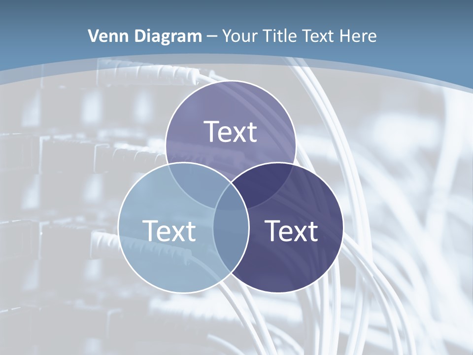A Powerpoint Presentation With Wires And Wires PowerPoint Template