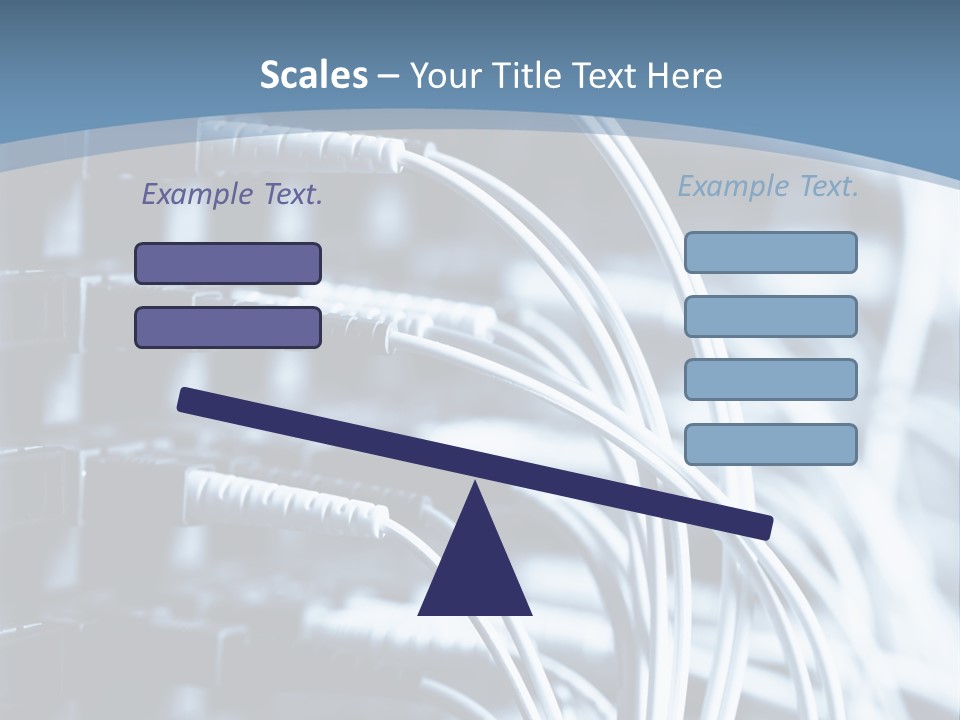 A Powerpoint Presentation With Wires And Wires PowerPoint Template
