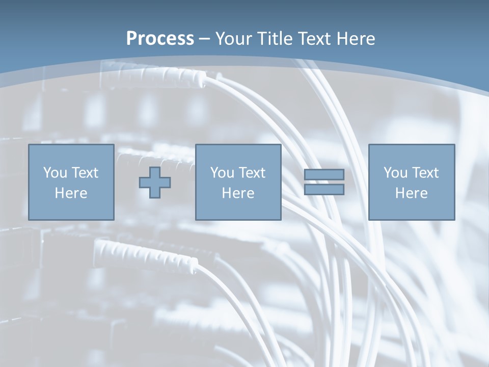 A Powerpoint Presentation With Wires And Wires PowerPoint Template