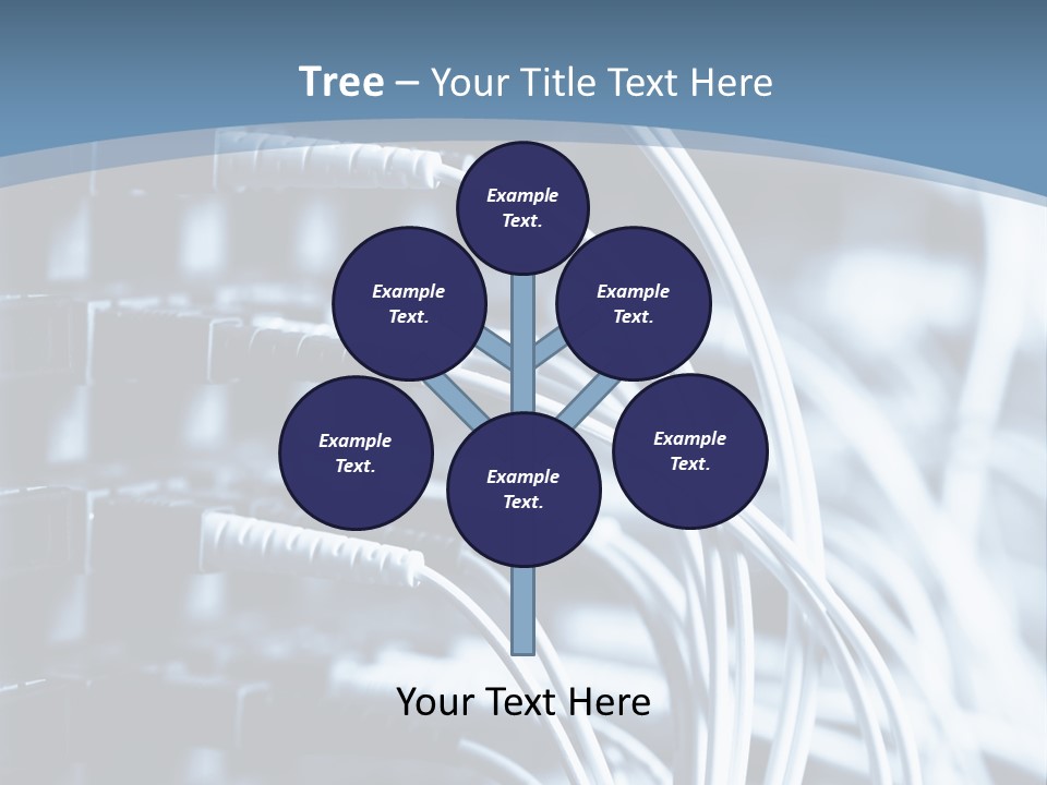 A Powerpoint Presentation With Wires And Wires PowerPoint Template
