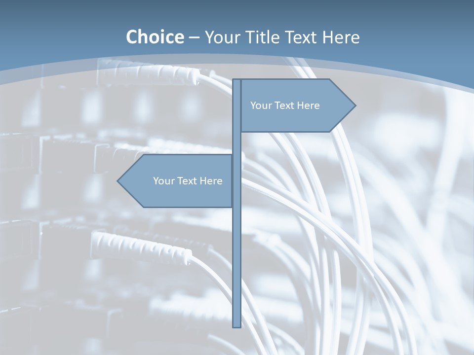 A Powerpoint Presentation With Wires And Wires PowerPoint Template