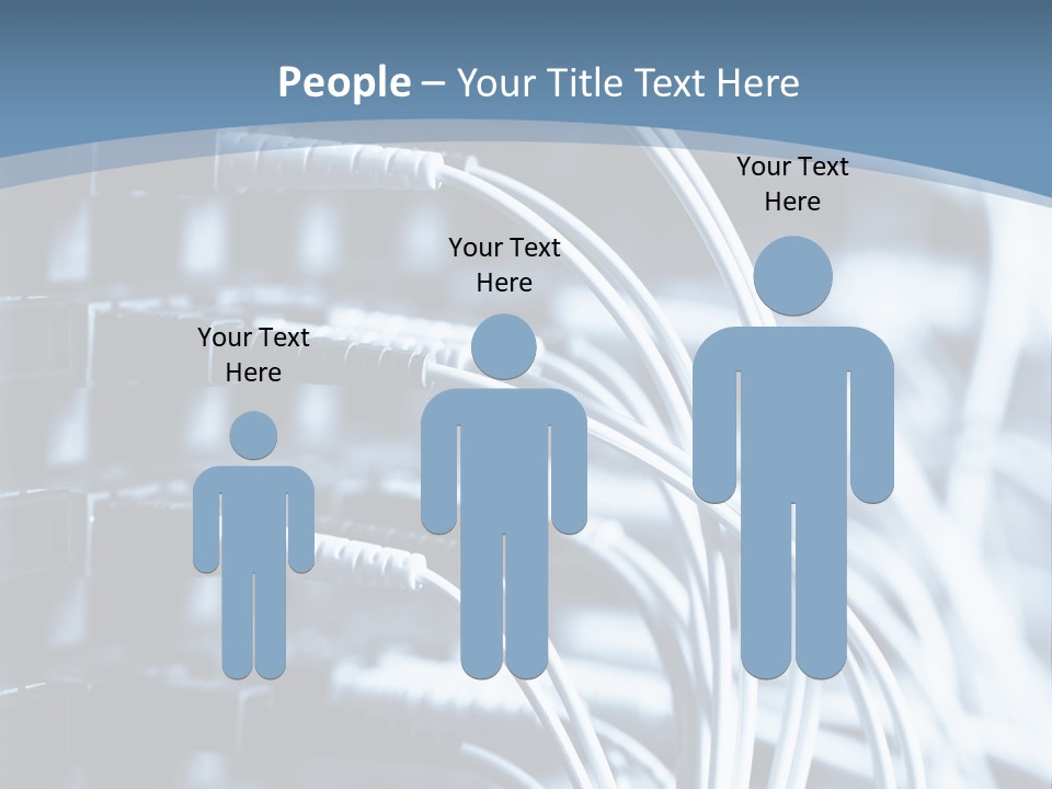 A Powerpoint Presentation With Wires And Wires PowerPoint Template