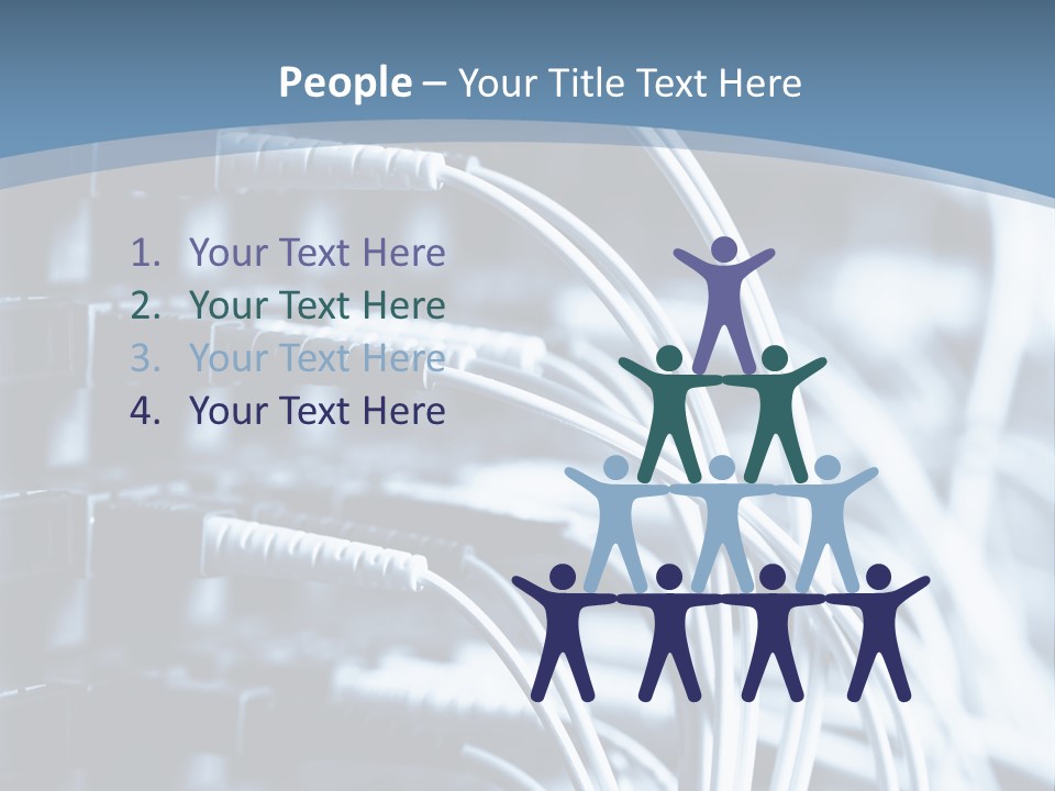 A Powerpoint Presentation With Wires And Wires PowerPoint Template