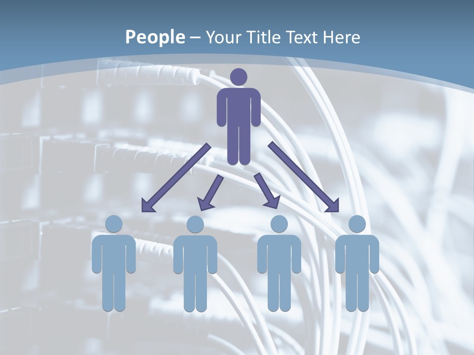 A Powerpoint Presentation With Wires And Wires PowerPoint Template