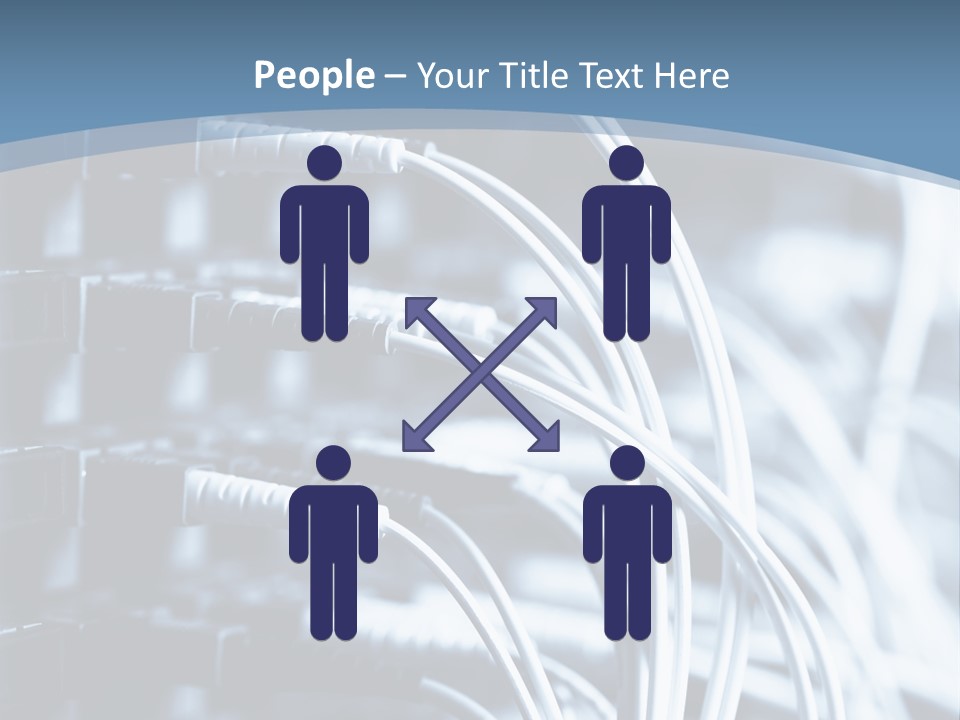 A Powerpoint Presentation With Wires And Wires PowerPoint Template