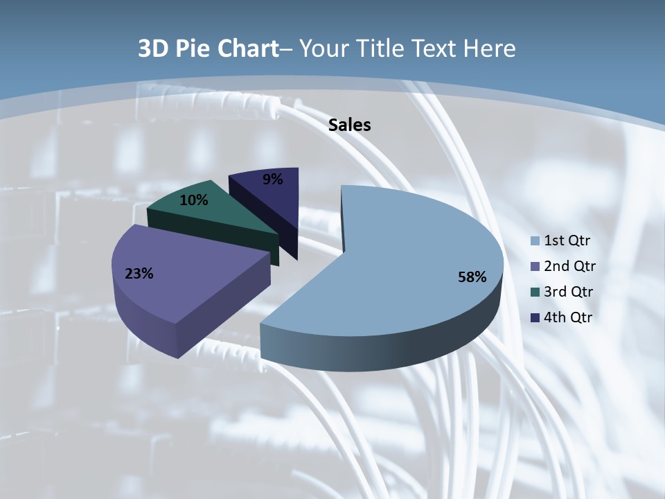 A Powerpoint Presentation With Wires And Wires PowerPoint Template