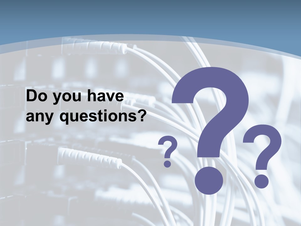 A Powerpoint Presentation With Wires And Wires PowerPoint Template