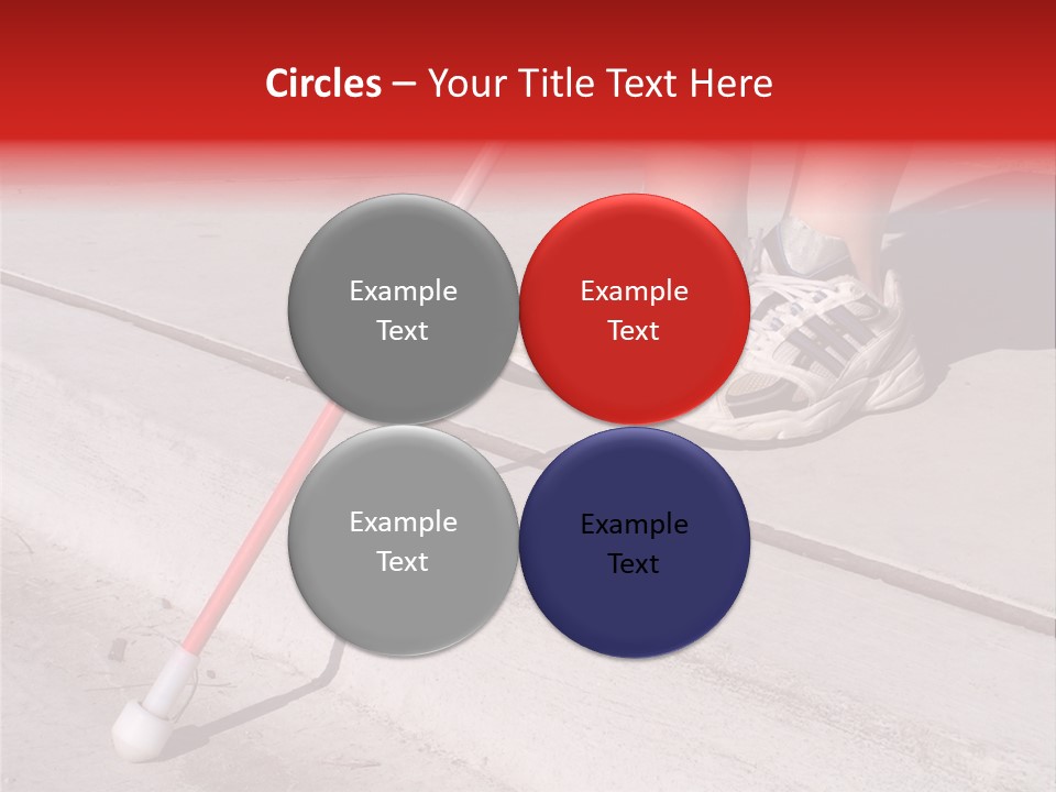 A Person Standing On A Sidewalk With A Broom PowerPoint Template