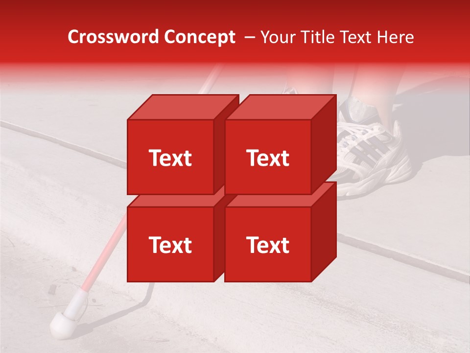 A Person Standing On A Sidewalk With A Broom PowerPoint Template