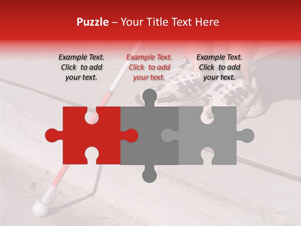 A Person Standing On A Sidewalk With A Broom PowerPoint Template