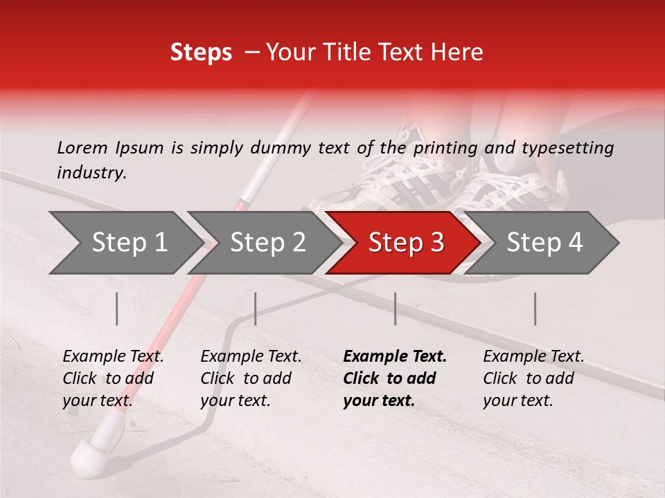 A Person Standing On A Sidewalk With A Broom PowerPoint Template