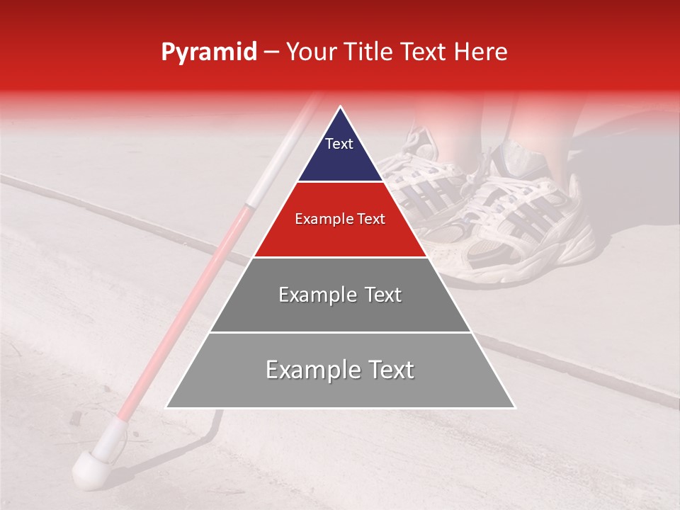 A Person Standing On A Sidewalk With A Broom PowerPoint Template