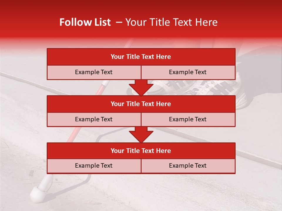 A Person Standing On A Sidewalk With A Broom PowerPoint Template