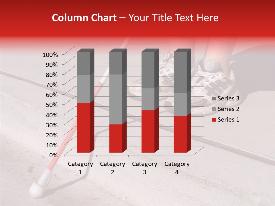 A Person Standing On A Sidewalk With A Broom PowerPoint Template