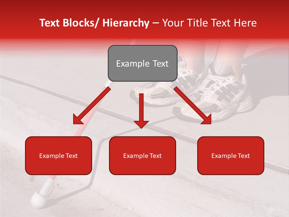 A Person Standing On A Sidewalk With A Broom PowerPoint Template