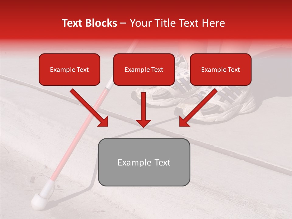 A Person Standing On A Sidewalk With A Broom PowerPoint Template