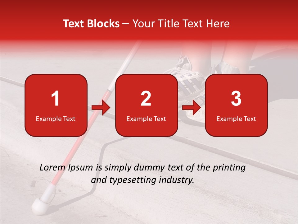 A Person Standing On A Sidewalk With A Broom PowerPoint Template