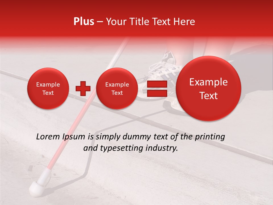 A Person Standing On A Sidewalk With A Broom PowerPoint Template