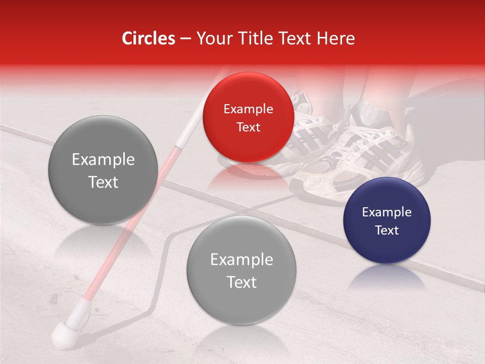 A Person Standing On A Sidewalk With A Broom PowerPoint Template