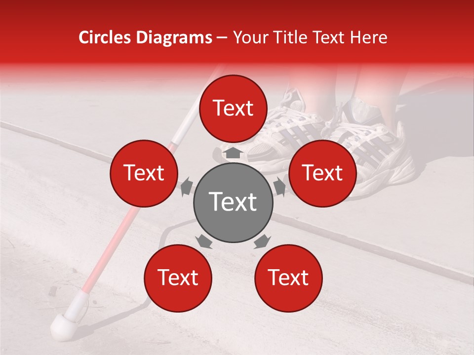 A Person Standing On A Sidewalk With A Broom PowerPoint Template