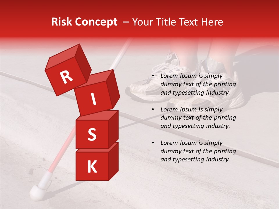 A Person Standing On A Sidewalk With A Broom PowerPoint Template